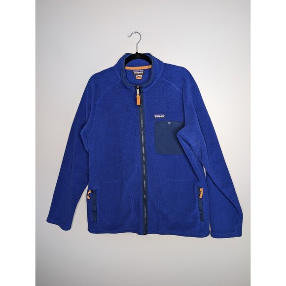 Patagonia Synchilla Blue Vintage Men's sz L Blue - Picture 1 of 9